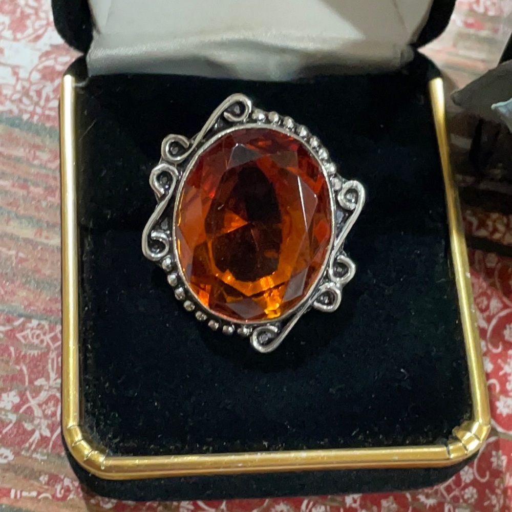 Honey Citrine Ring
